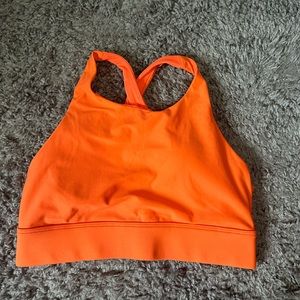 NWOT Fabletics Sports Bra Orange Size Small
